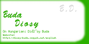 buda diosy business card